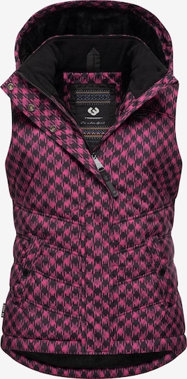 Ragwear Weste 'Hesty' in cyclam / schwarz, Produktansicht