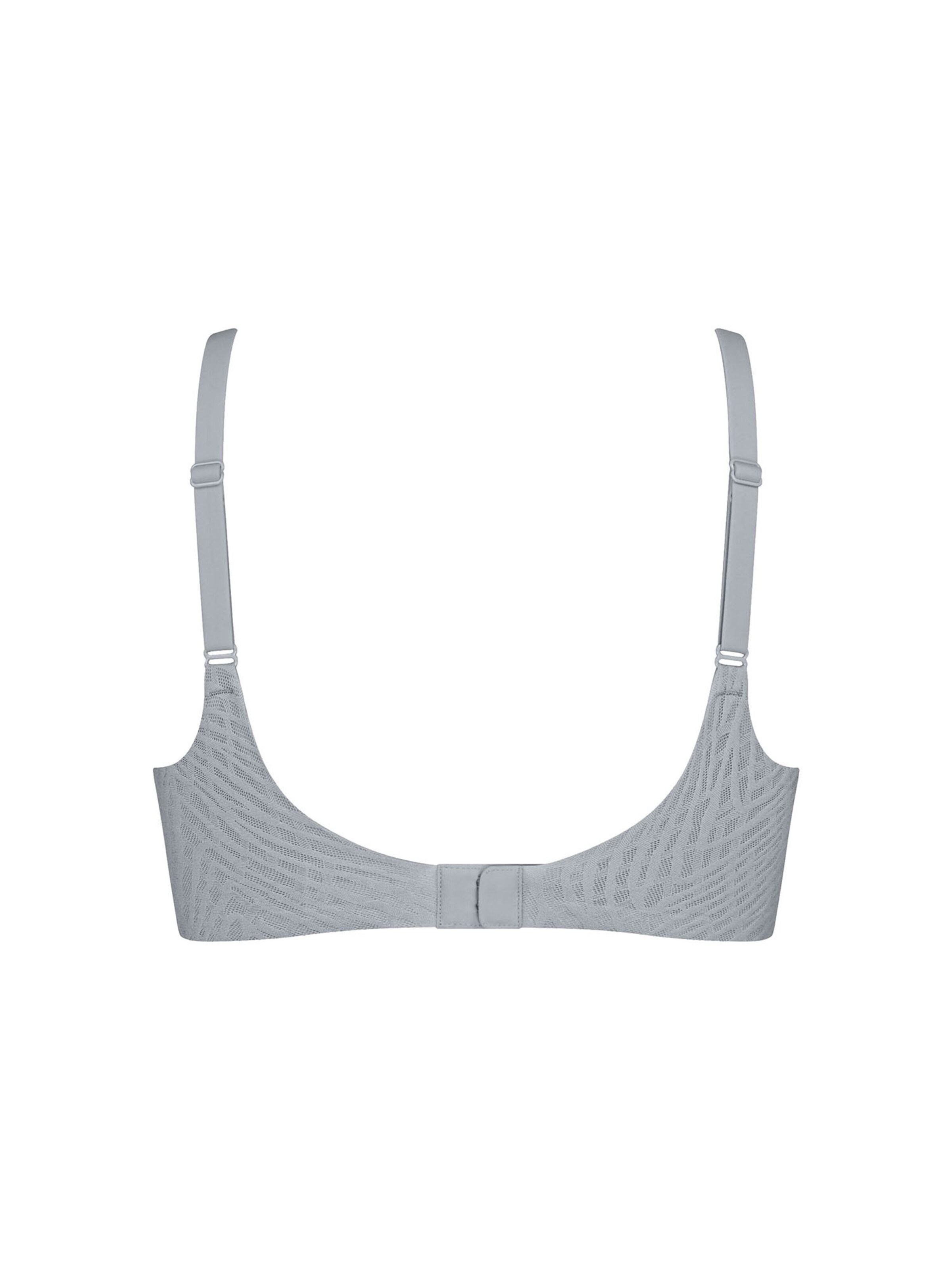 SLOGGI Push-up BH ' Blue ZERO Feel Bliss THE UP ' in Grijs