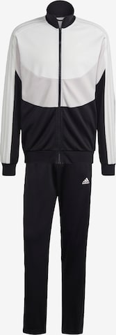 juoda ADIDAS SPORTSWEAR Treniruočių kostiumas: priekis