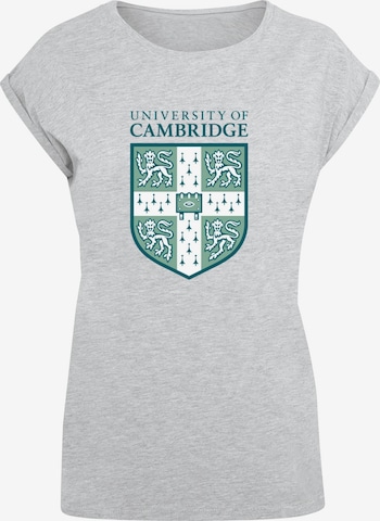 T-shirt 'University Of Cambridge' Merchcode en gris : devant