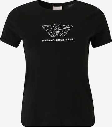 T-shirt ONLY Carmakoma en noir : devant