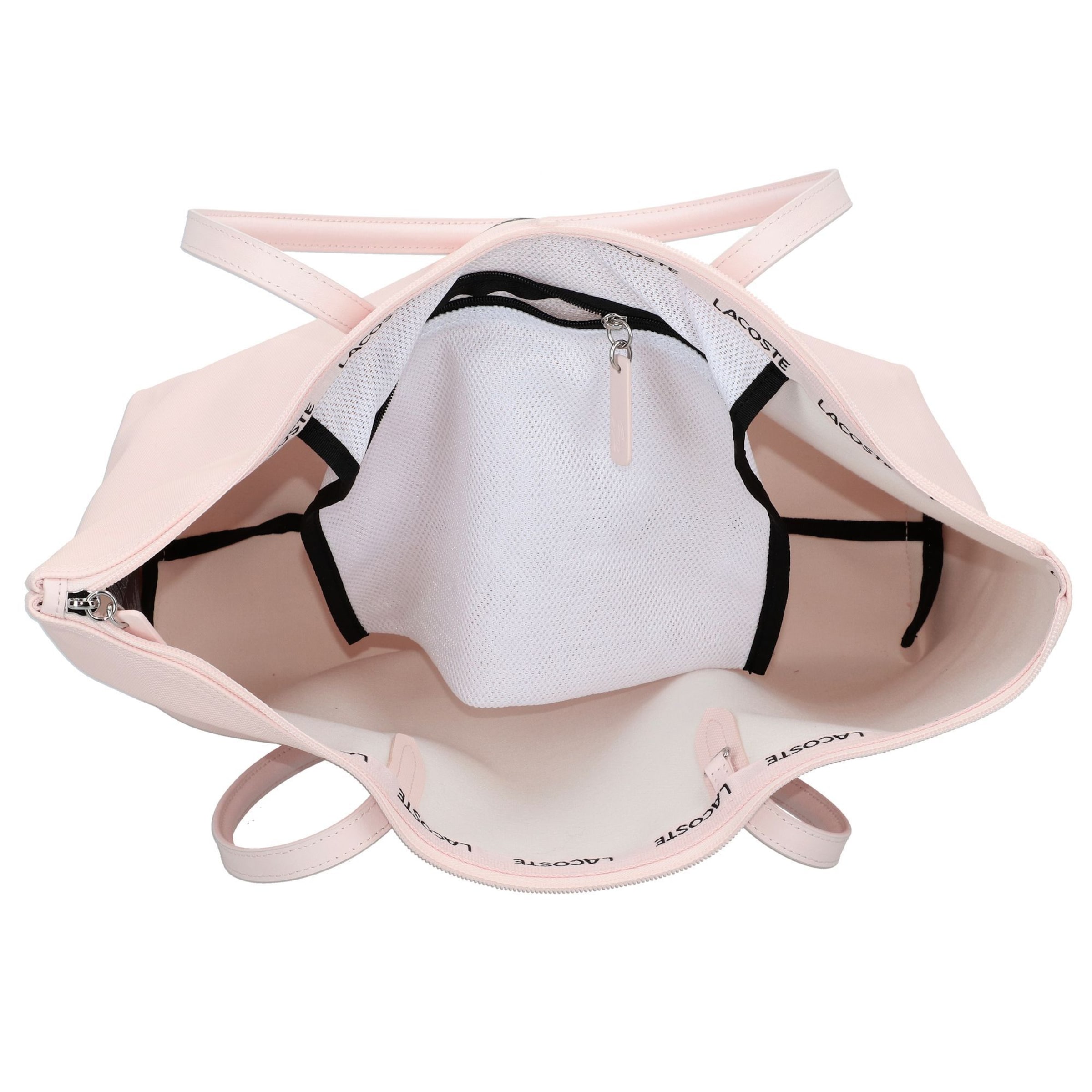 Lacoste tote shop bag pink
