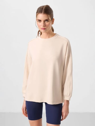 Haut Tommy Life en beige : devant