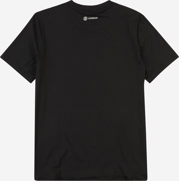 ADIDAS SPORTSWEAR Performance Shirt 'Train Icons Aeroready Logo' in Black
