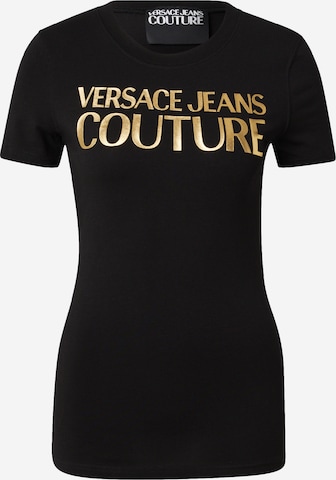 T-shirt Versace Jeans Couture en noir : devant