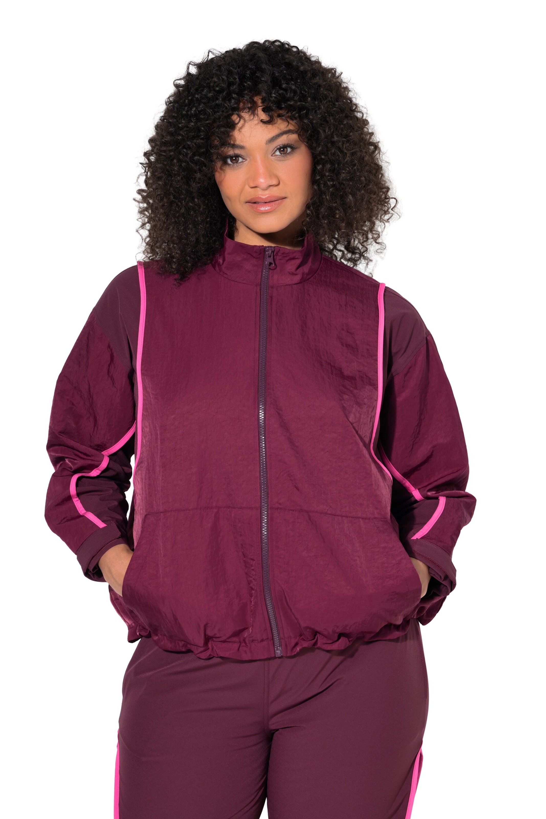 Ulla Popken Jacke in Lila: Vorderseite