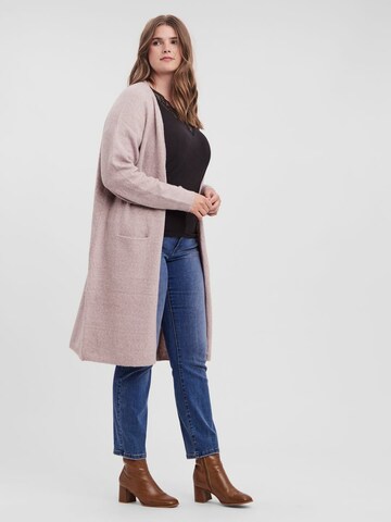 Vero Moda Curve Strickjacke 'Doffy' in Lila