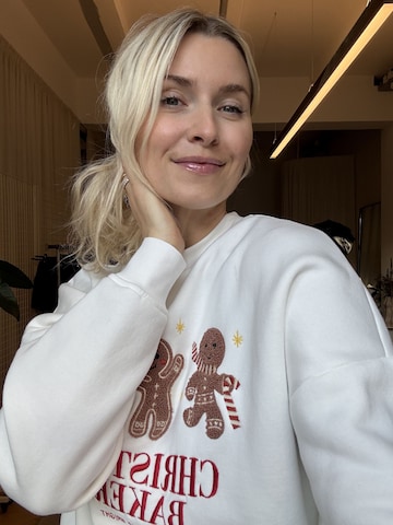LeGer by Lena Gercke Μπλούζα φούτερ 'Daphne' σε λευκό