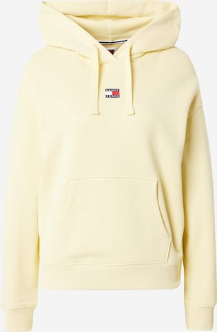 Tommy Jeans Sweatshirt in Yellow: front