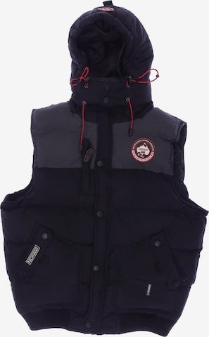 GEOGRAPHICAL NORWAY Weste M in Schwarz: Vorderseite