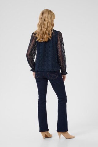 Cream Bluse 'Valerie' i grøn