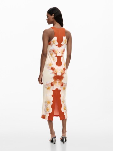 Desigual - Vestido em laranja