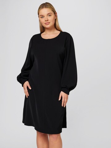 Robe Guido Maria Kretschmer Curvy en noir : devant