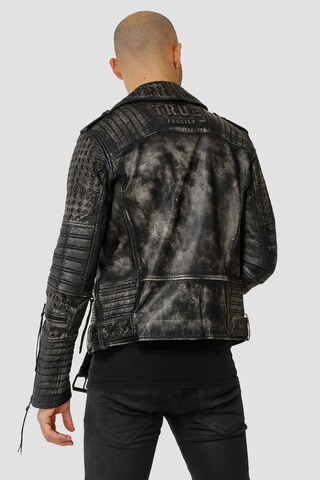 trueprodigy Lederjacke 'Geralt' in Schwarz