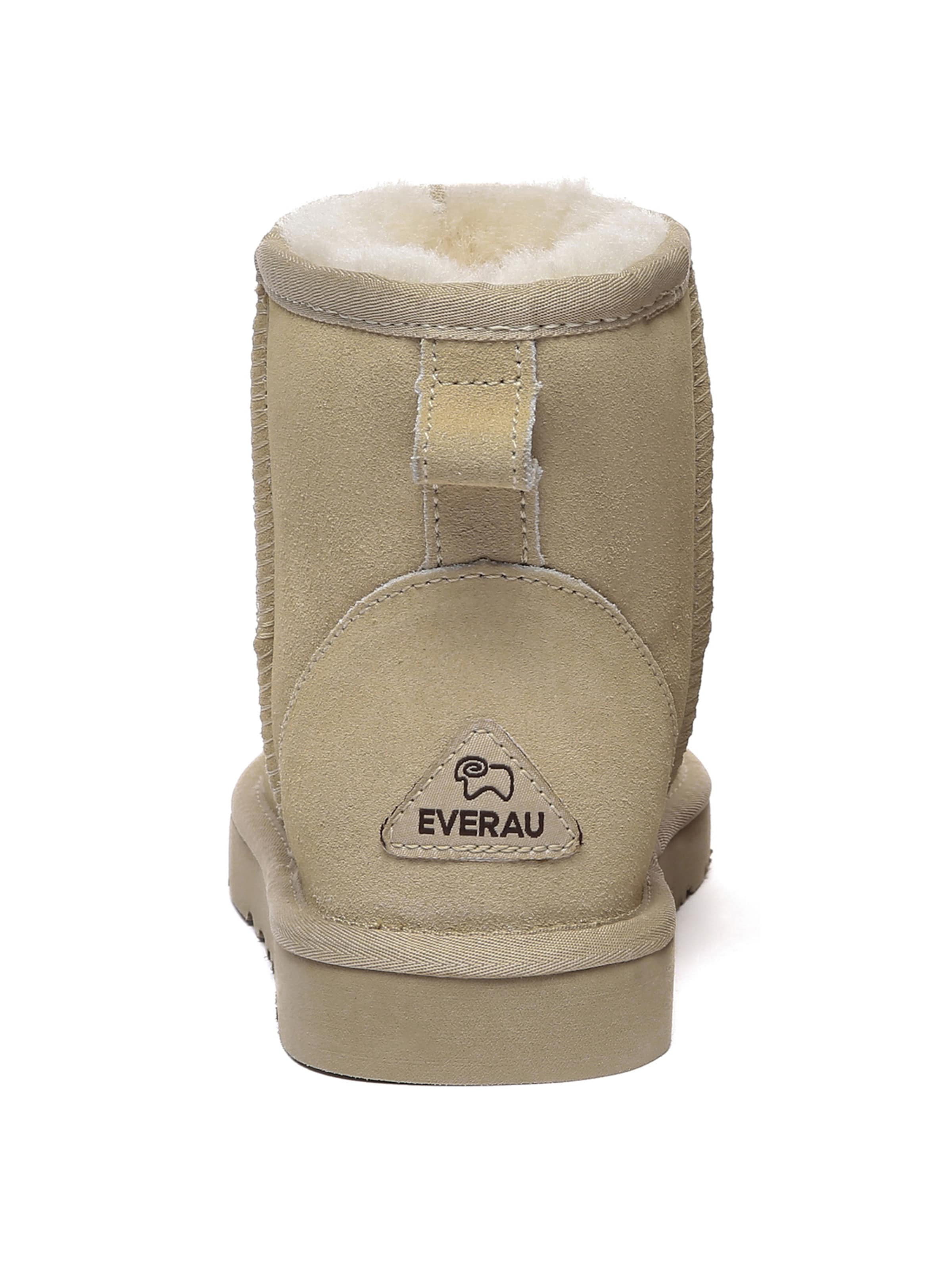 Everau Škornji | bež barva