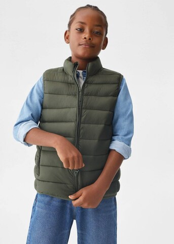 MANGO KIDS Bodywarmer 'Alvaro' in Groen: voorkant