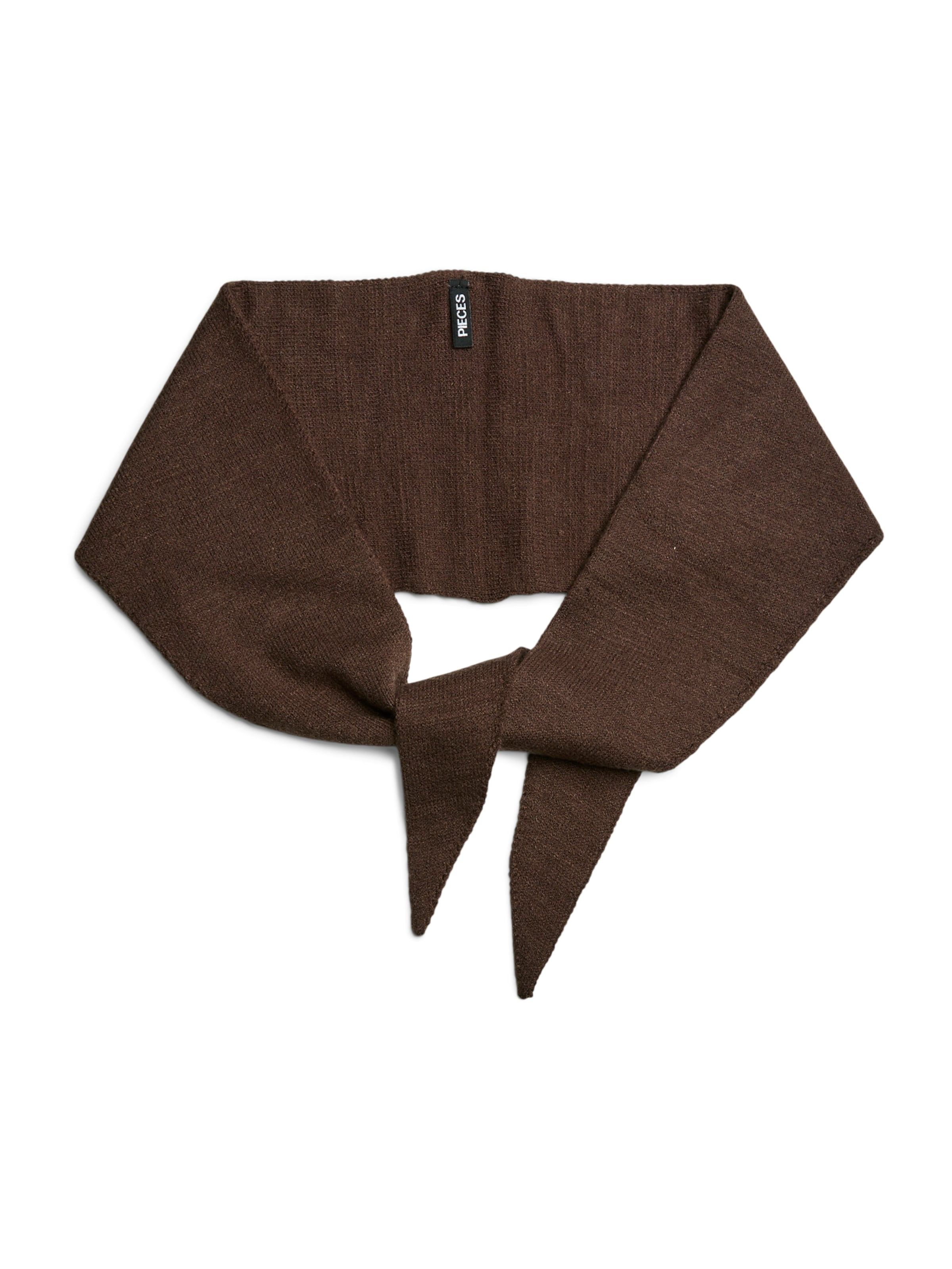 PIECES Sjaal 'PCKomma' in Bruin: voorkant
