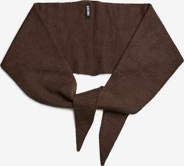 PIECES - Chal 'PCKomma' en marrón: frente