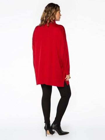 Yoek Pullover 'COSY' in Rot