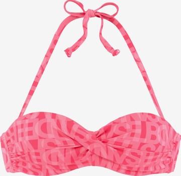 Elbsand Bikini Top in Pink: front