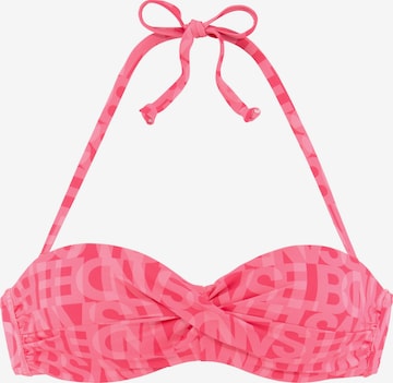 Elbsand Bandeau Bikinitop in Pink: predná strana