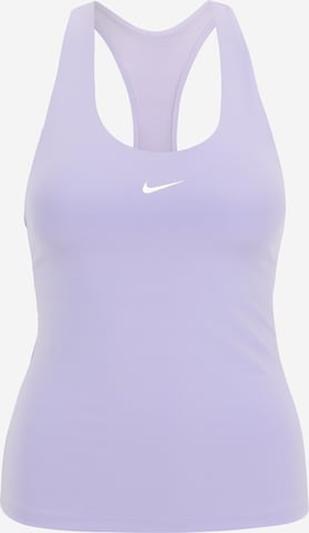 NIKE Sporttop 'SWOOSH' in Lila: Vorderseite