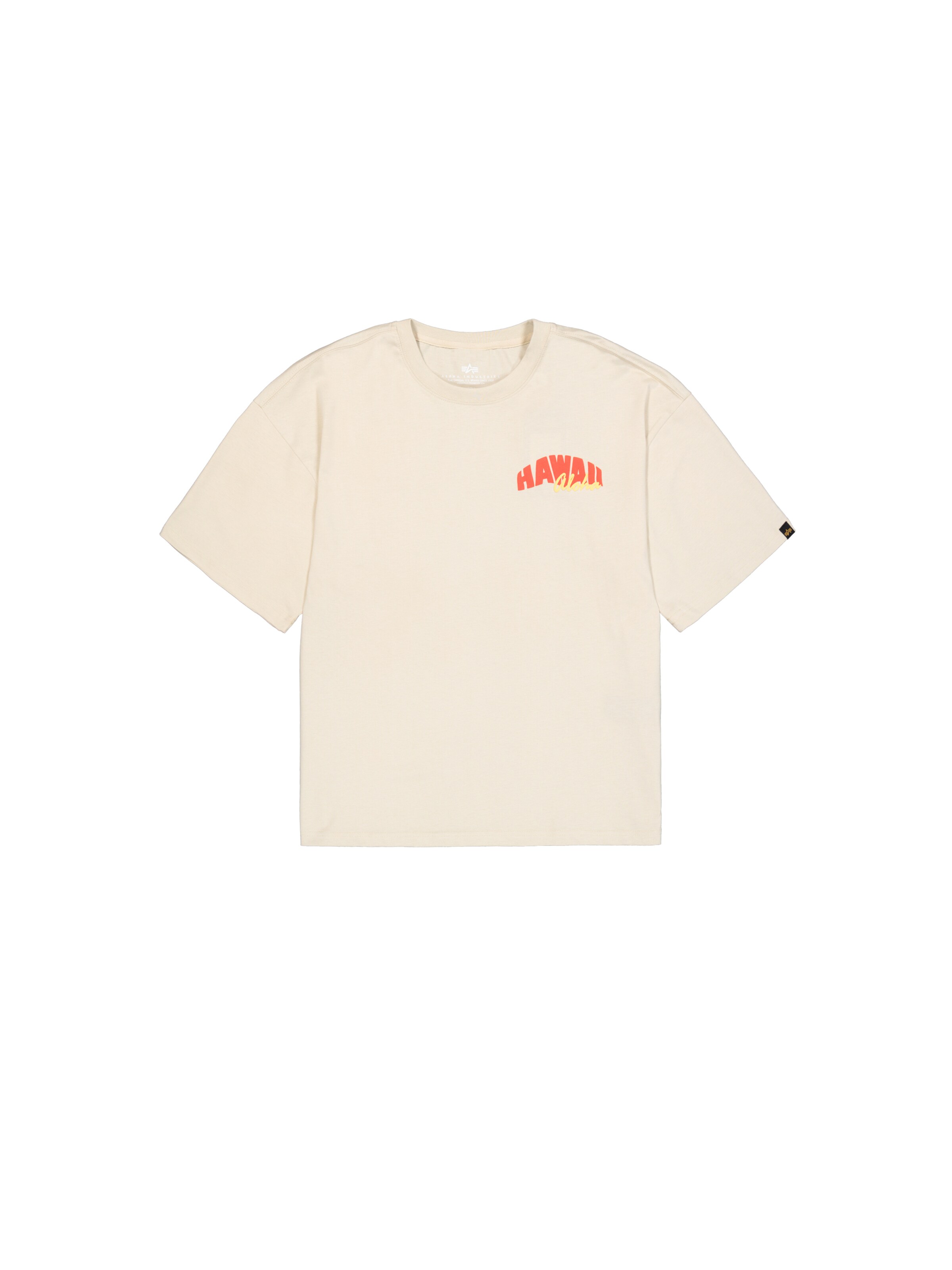ALPHA INDUSTRIES Shirt 'Hawaii Aloha' in White: front