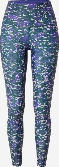 Pantaloni sport 'Speckle Modern Safari' Reebok Sport pe verde închis / albastru violet / roz, Vizualizare produs