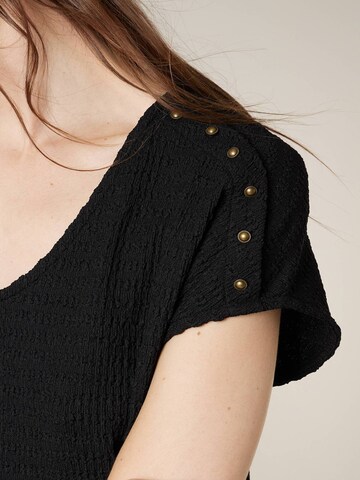T-shirt 'Kamili' Deeluxe en noir