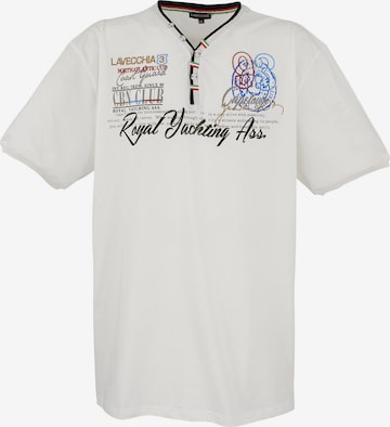 Lavecchia Shirt 'LV-608 Übergrößen' in Beige: Vorderseite