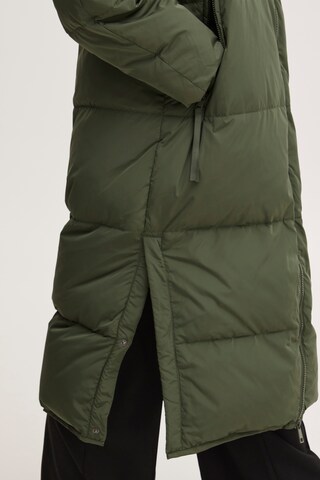 ICHI Winter Coat 'BUNALA' in Green