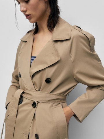 Pull&Bear Between-Seasons Coat in Beige