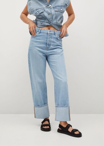 Loosefit Jean 'Angy' MANGO en bleu : devant