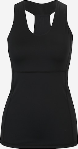 CURARE Yogawear Sports Top in Black: front