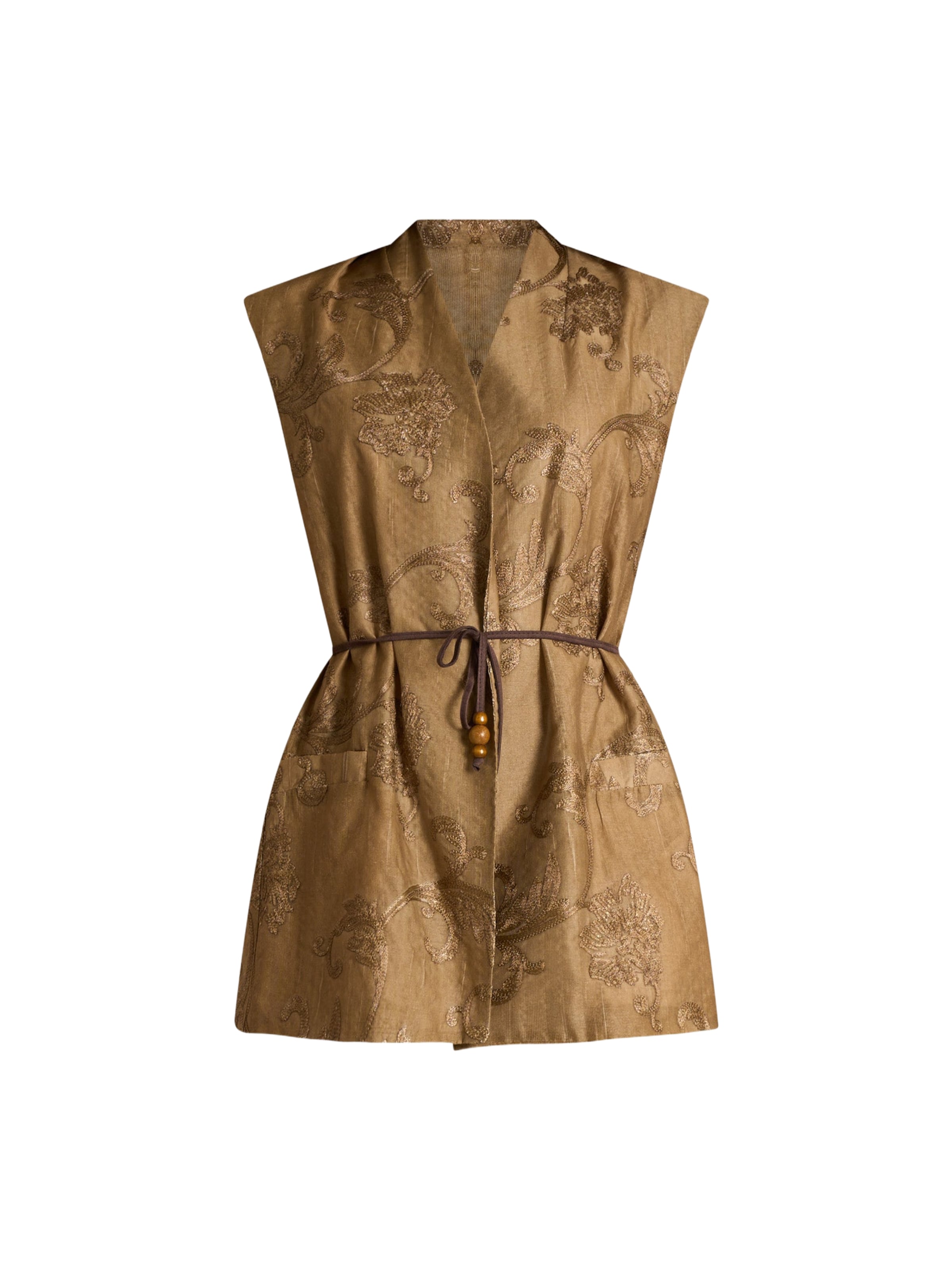 Gilet de costume SOUVENIR en bronze : devant