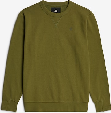 Sweat-shirt 'Nifous' G-STAR en vert : devant