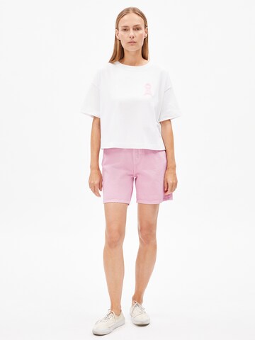 T-shirt ARMEDANGELS en blanc