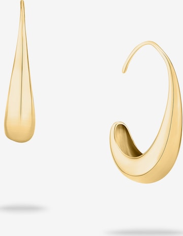 Echtzeit Ohrringe in Gold: Vorderseite