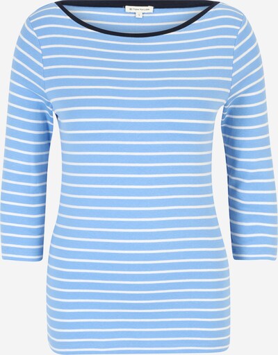 TOM TAILOR Shirt in de kleur Lichtblauw / Donkerblauw / Wit, Productweergave