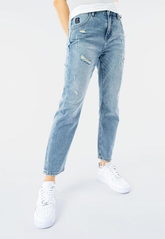 Elias Rumelis Tapered Jeans 'Leona' in Blue: front