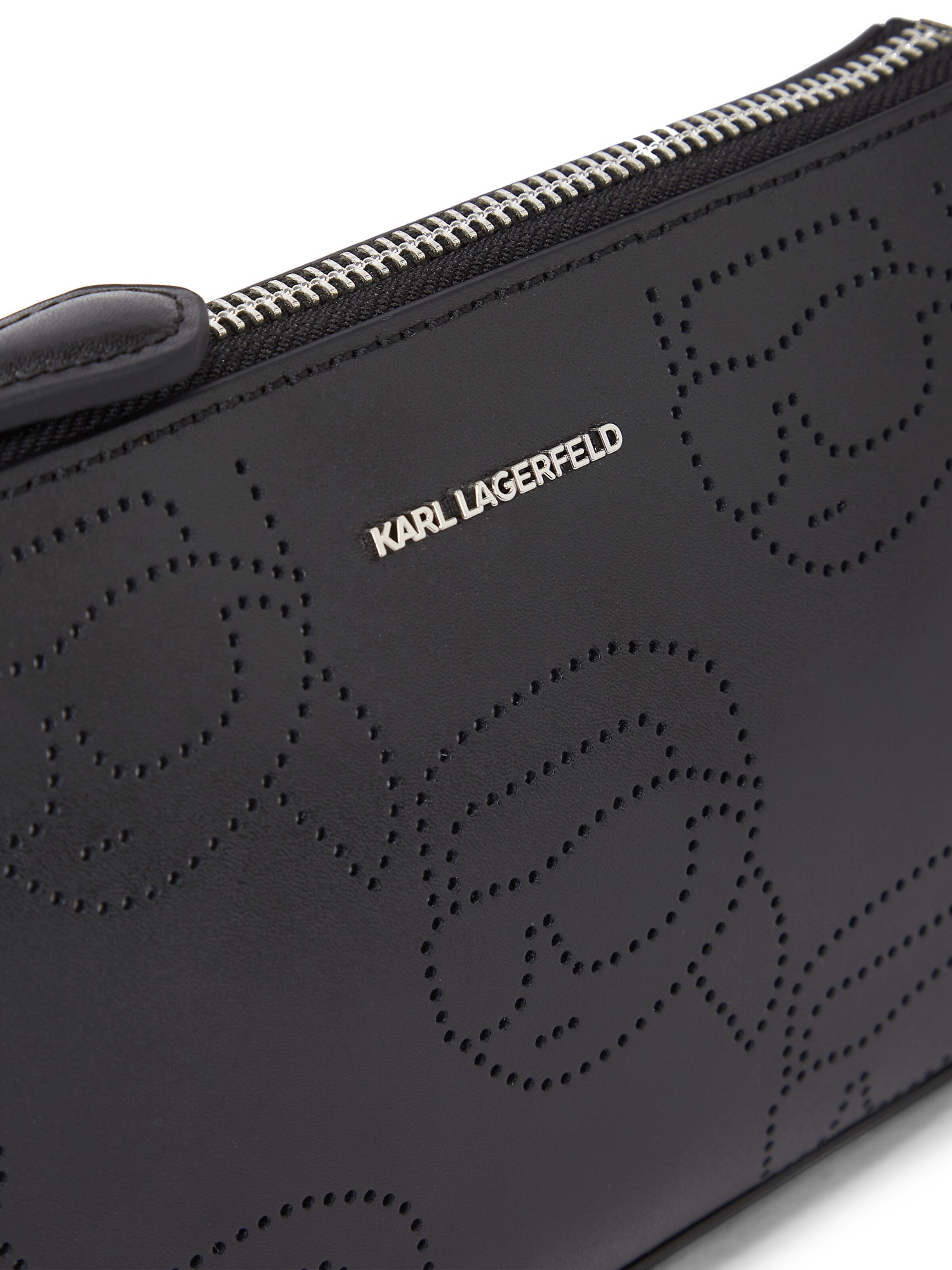 Karl Lagerfeld Olkalaukku 'Ikon' värissä musta