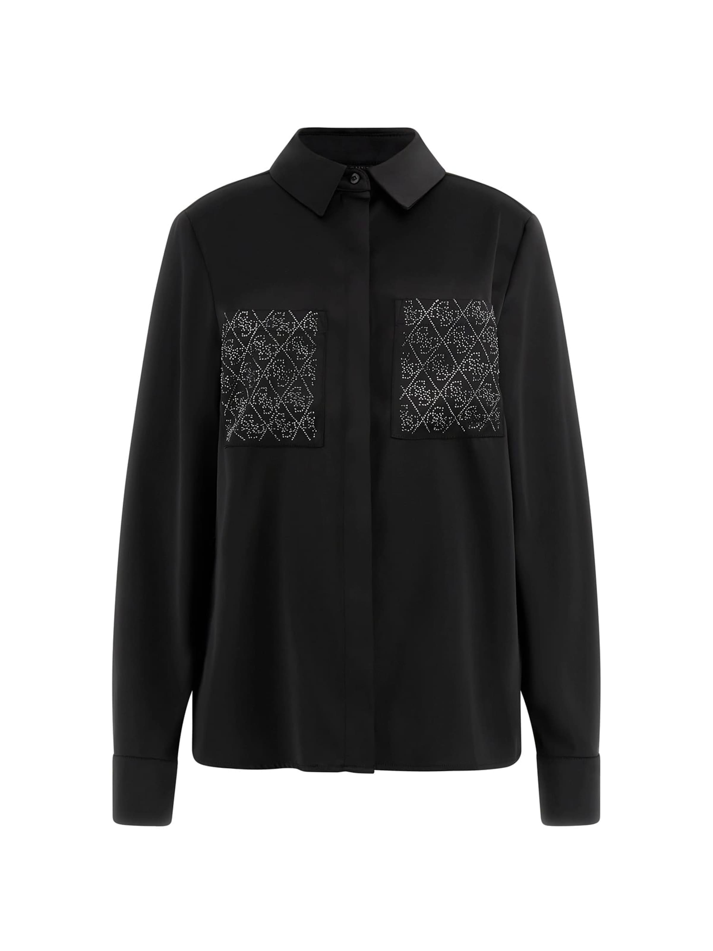 GUESS Μπλούζα 'MARGUERITE' σε μαύρο: μπροστά