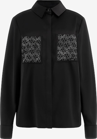 GUESS Bluse 'MARGUERITE' in Schwarz: Vorderseite