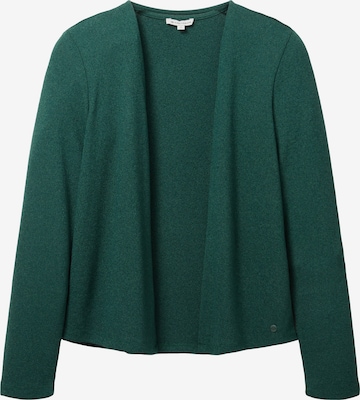 TOM TAILOR Regular Knit Cardigan in Green: front