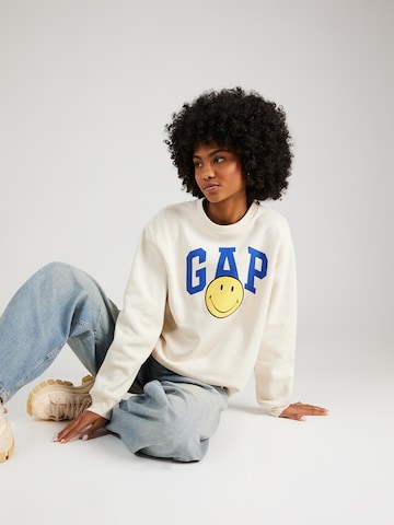 Sweat-shirt GAP en beige : devant