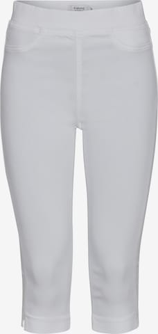 b.young Slimfit Broek 'BYKEIRA' in Wit: voorkant