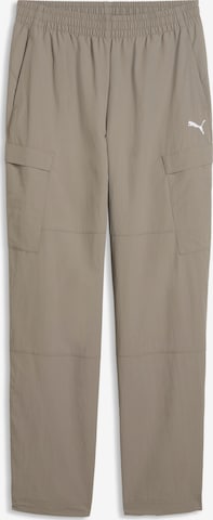 PUMA Regular Sportbroek in Beige: voorkant