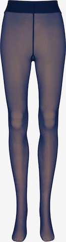Nur Die Fijne panty ' Warm & Transparent ' in Blauw: voorkant