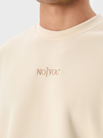 Ossy Homer Sweatshirt '450 GSM Heavy Cotton Oversize' in Beige