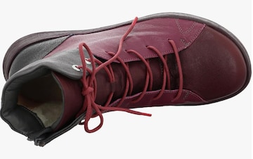 THINK! Lace-Up Ankle Boots 'Comoda' in Red
